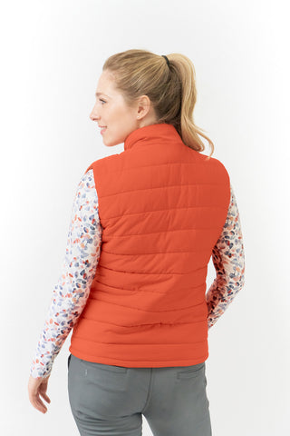 Pure Golf Kimora Golf Gilet - Ember Orange