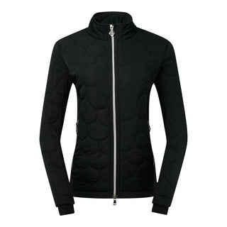 Pure Golf Bronwyn Quilted Ladies Golf Jacket - Black