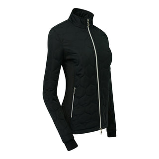 Pure Golf Bronwyn Quilted Ladies Golf Jacket - Black