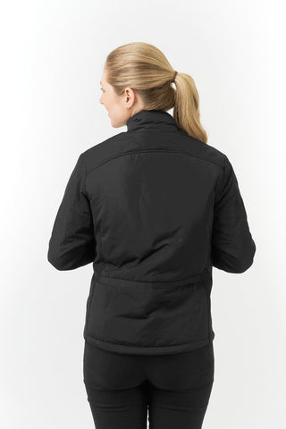 Pure Golf Bronwyn Quilted Ladies Golf Jacket - Black