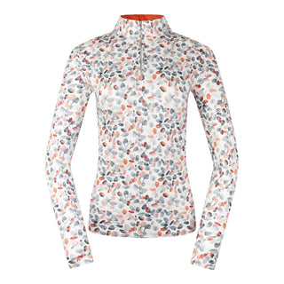 Pure Golf Arusha Ladies Golf Quarter Zip Top - Autumn Embers