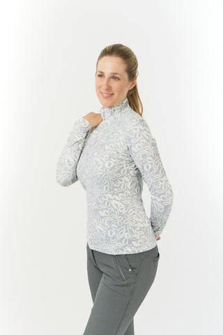 Pure Golf Arusha Ladies Golf Quarter Zip Top - Winter Foliage