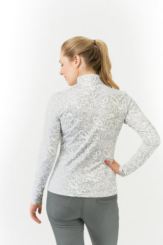 Pure Golf Arusha Ladies Golf Quarter Zip Top - Winter Foliage