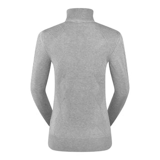 Pure Golf Sorrell  Lined Quarter Zip Ladies Golf Jumper - Grey