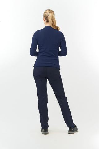 Pure Golf Super Soft Olwen Mock Neck - Navy