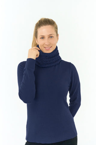 Pure Golf Suzie Waterproof Snood - Navy