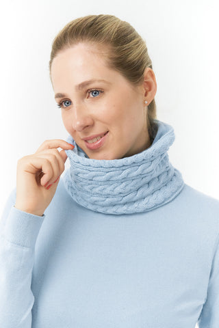 Pure Golf Suzie Waterproof Snood - Powder Blue
