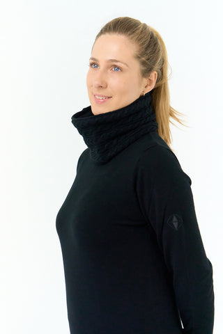 Pure Golf Suzie Waterproof Snood - Black