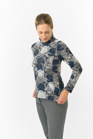 Pure Golf Ladies Amy Soft Golf Roll Neck - Quiet Glade