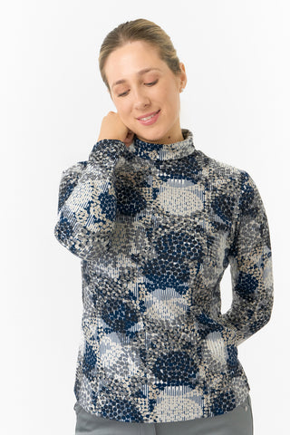 Pure Golf Ladies Amy Soft Golf Roll Neck - Quiet Glade