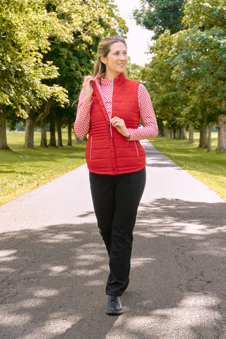 Pure Golf Ladies Eve Reversible Gilet- Woven Chantilly