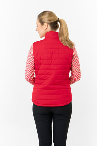 Pure Golf Ladies Eve Reversible Gilet- Woven Chantilly