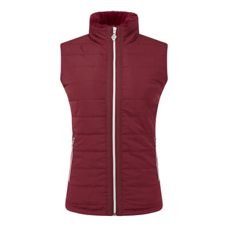 Pure Golf Ladies Hemisphere Gilet- Merlot