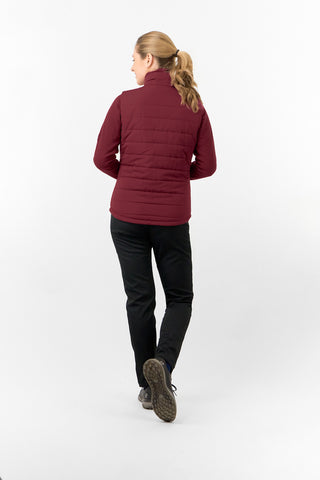 Pure Golf Ladies Hemisphere Gilet- Merlot