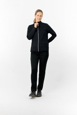 Pure Golf Ladies Lola Lined Textured Winter Jacket - Black