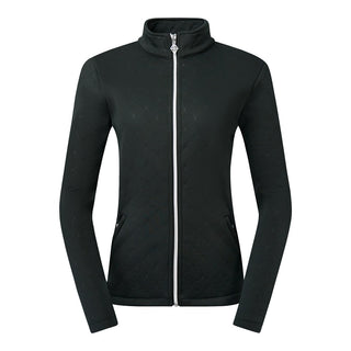 Pure Golf Ladies Lola Lined Textured Winter Jacket - Black