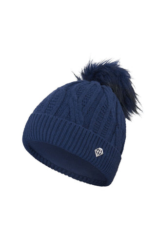 Greta Margot Knit Waterproof Bobble Hat - Navy