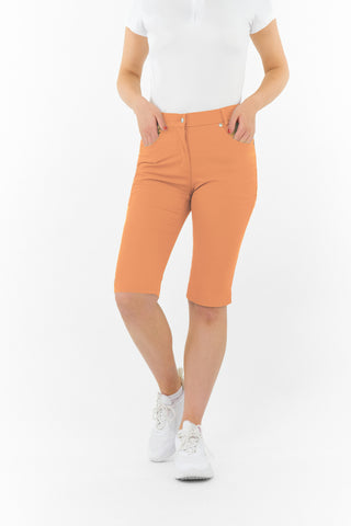 Trust2 Ladies Bermuda Golf Shorts - Cantaloupe