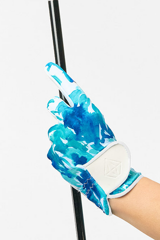 Divine Comfort Stretch Ladies Golf Glove - Water Lily