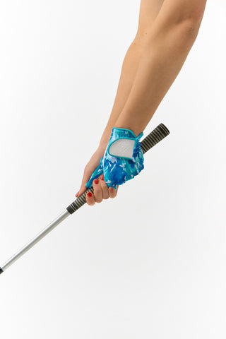 Divine Comfort Stretch Ladies Golf Glove - Water Lily