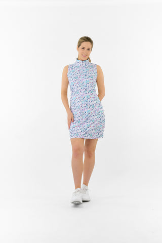 Pure Golf Miley Sleeveless Golf Dress - Mirrored Moonstone