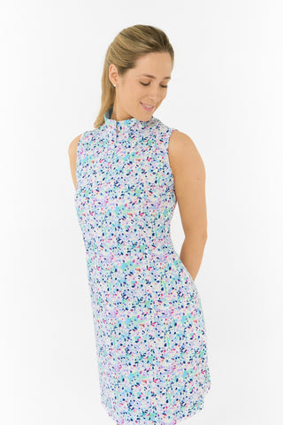 Pure Golf Miley Sleeveless Golf Dress - Mirrored Moonstone