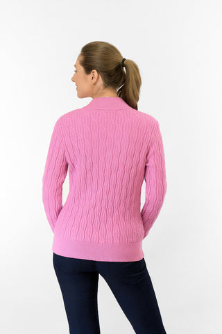 Ladies Sorrell Lined Jumper (Margot Knit) - Pop Pink