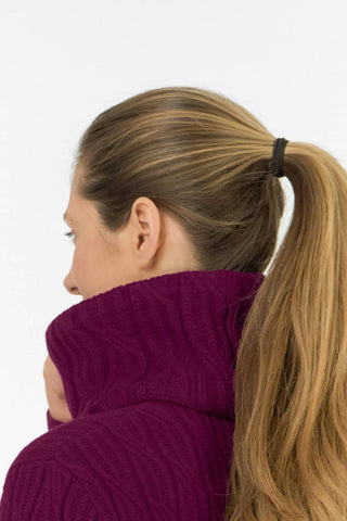 Suzie Margot Knit Waterproof Snood - Morello Cherry