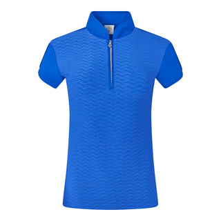 Lamprelle River Cap Sleeve Ladies Golf Polo Shirt - Royal Blue