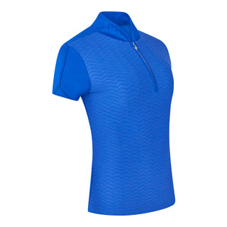 Lamprelle River Cap Sleeve Ladies Golf Polo Shirt - Royal Blue