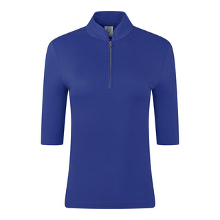 Pure Golf Jasmine Half Sleeve Womens Golf Polo Shirt - Bluebell