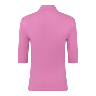 Pure Golf Jasmine Half Sleeve Polo Shirt - Candy Pink