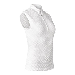 Lamprelle Valley Sleeveless Ladies Golf Polo Shirt - White