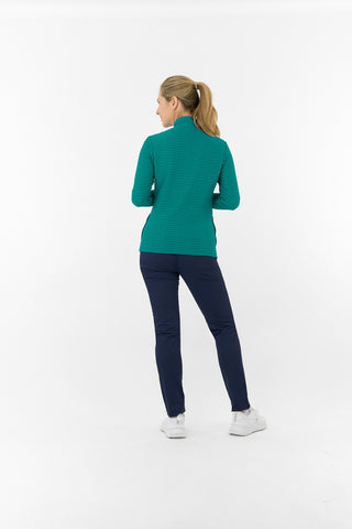 Poppy PWP Textured Ladies Golf Jacket - Teal