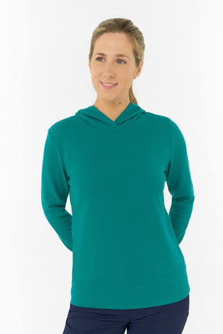 Priya Lightweight Summer Golf Hoodie - Teal