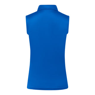 Pure Golf Thrive Ladies Sleeveless Golf Polo Shirts - Royal Blue