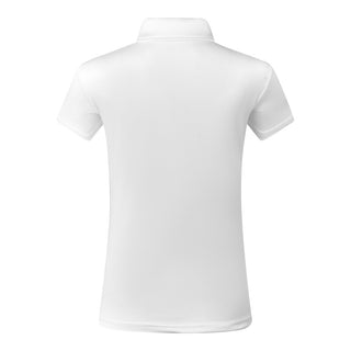 Pure Golf Thrive Cap Sleeve Women's Golf Polo Shirts - White