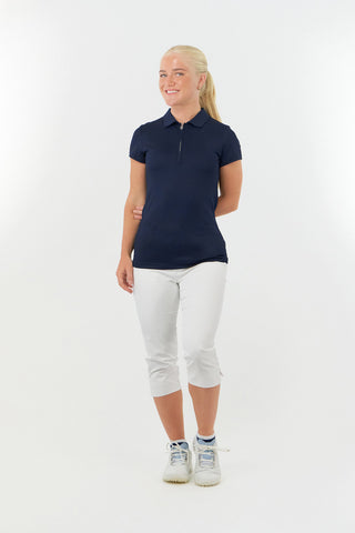 Thrive2 Short Sleeve Ladies Golf Polo Shirt - Navy