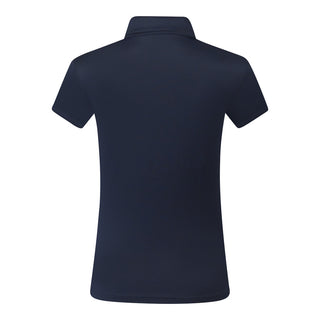 Pure Golf Thrive Cap Sleeve Women's Golf Polo Shirts - Navy