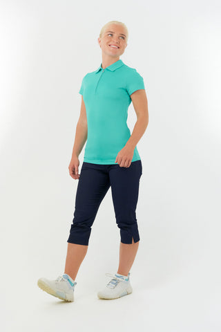 Thrive2 Short Sleeve Ladies Golf Polo Shirt - Ocean