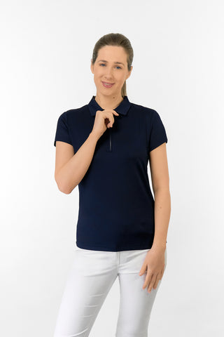 Thrive2 Short Sleeve Ladies Golf Polo Shirt - Navy