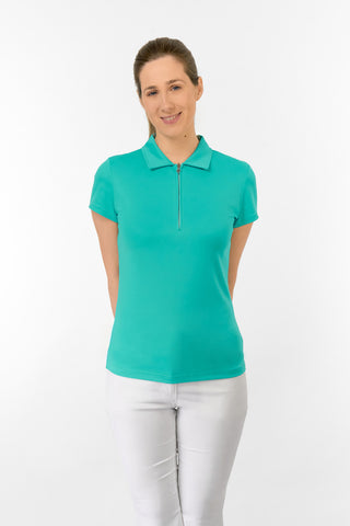 Thrive2 Short Sleeve Ladies Golf Polo Shirt - Ocean