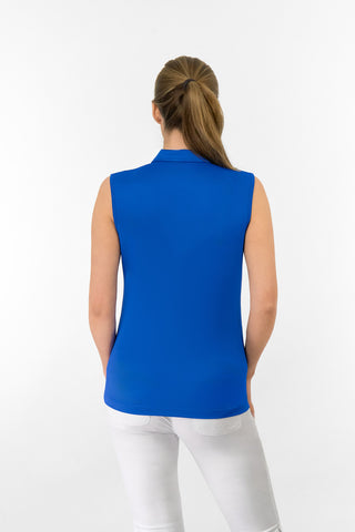 Thrive2 Sleeveless Ladies Golf Polo Shirt - Royal Blue
