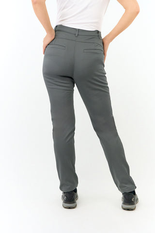 Pure Golf Bernie Lined Ladies Golf Trousers - Grey