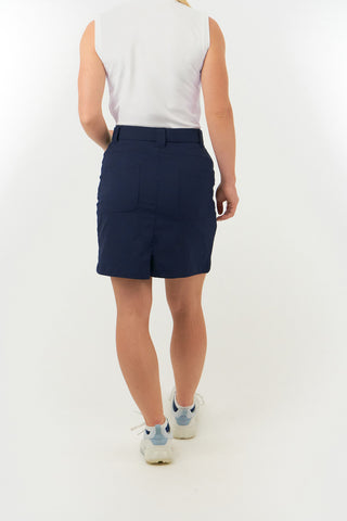 Pure Golf Calm Ladies Golf Skort - Navy