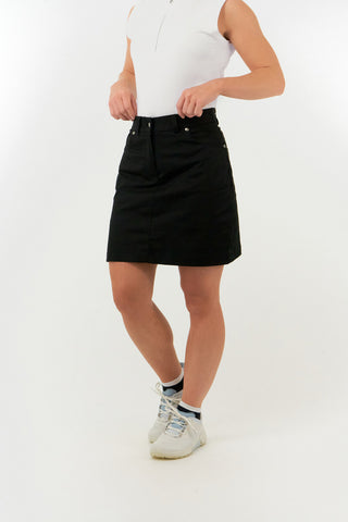 Pure Golf Calm Ladies Golf Skort - Black