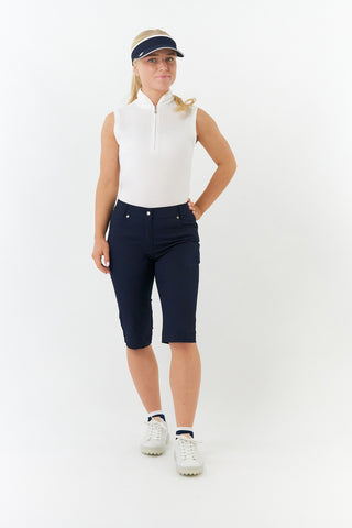 Pure Golf Ladies Bermuda Shorts - Navy