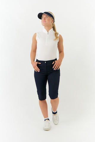 Pure Golf Ladies Bermuda Shorts - Navy