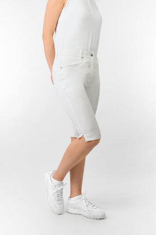 Bermuda Ladies Golf Shorts - White