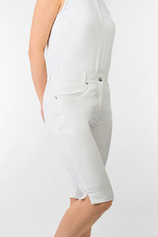 Bermuda Ladies Golf Shorts - White